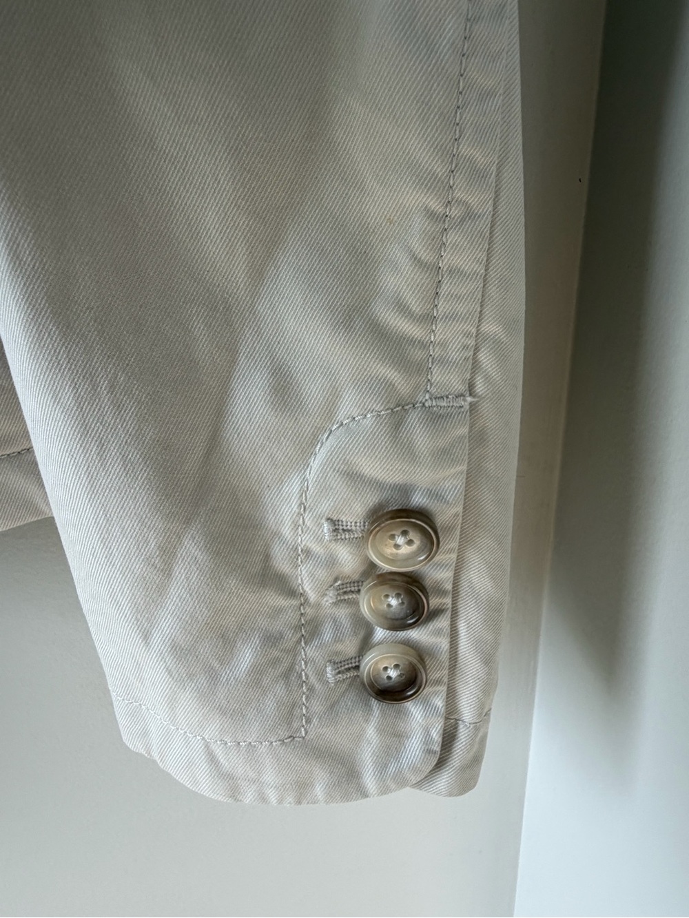 Ann Taylor Cream Utility Jacket - Light Beige - Picture 9 of 15